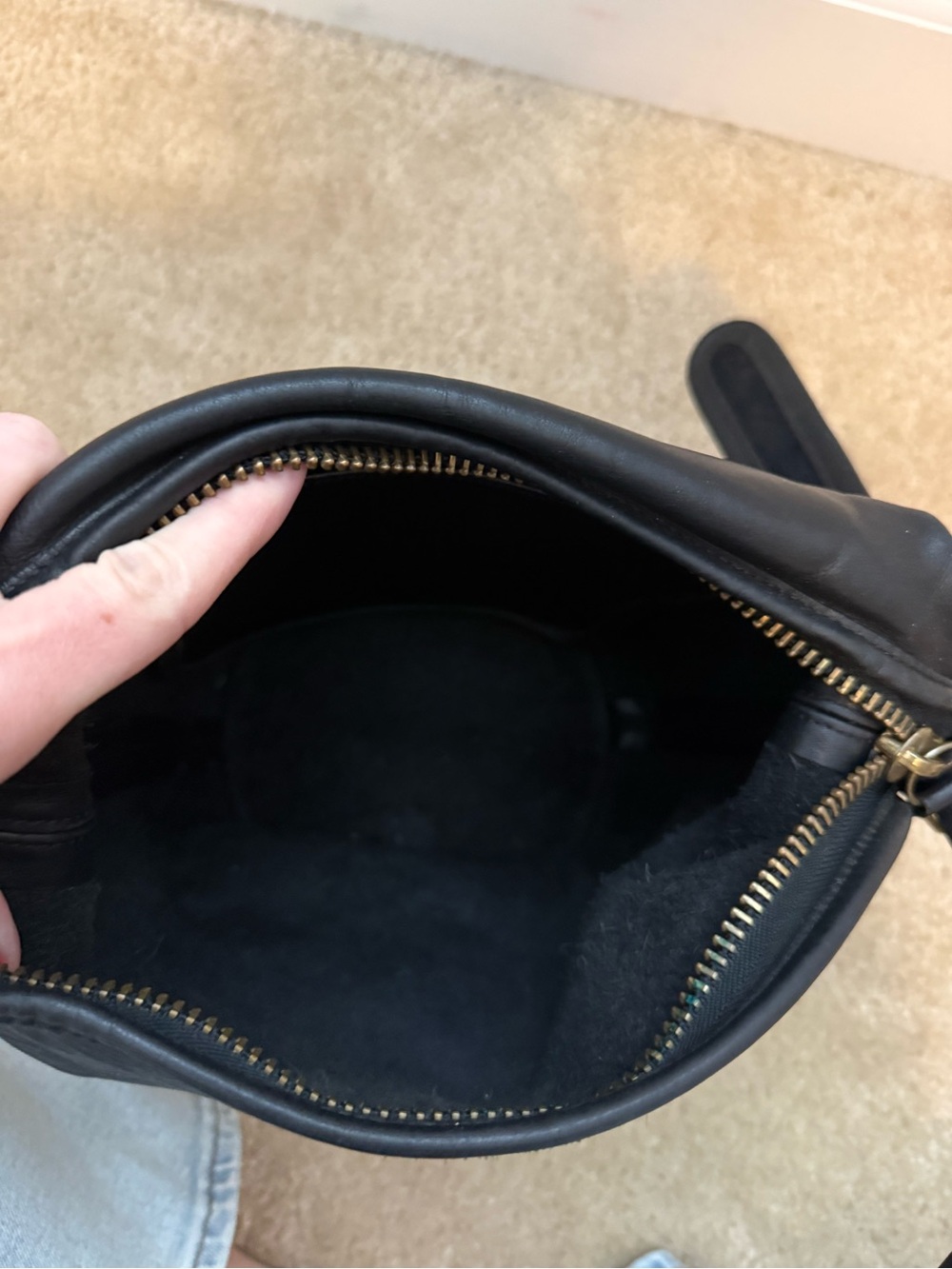 Vintage Coach Leather Helen’s Legacy Bag (Style 9953) - Black - Picture 5 of 7